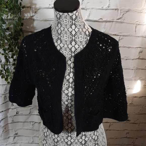 Black Knit Cardigan